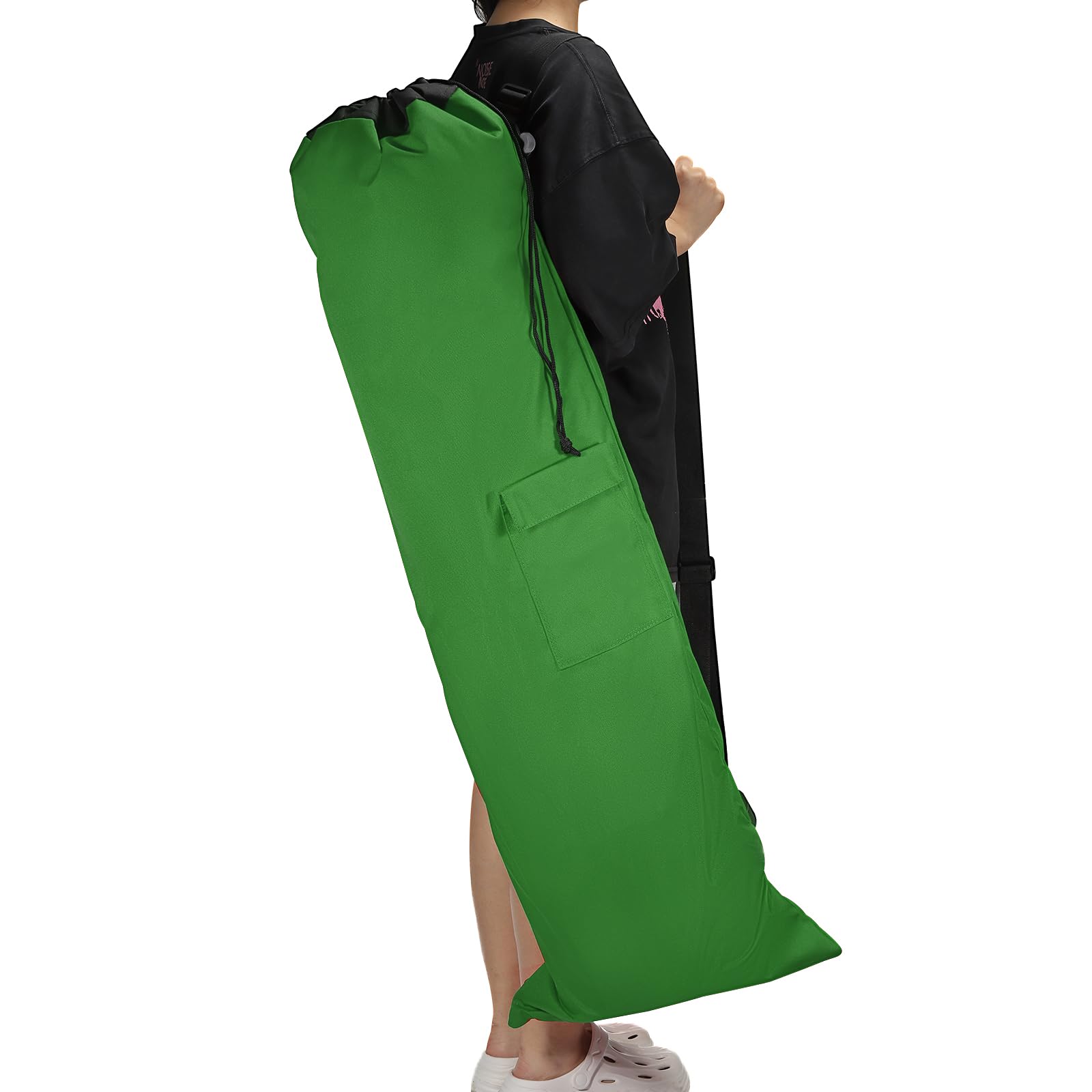 

PATIKIL Camp Chair Replacement Bag Складная походная сумка для стульев из 900D Oxford Большая сумка для переноски с регулируемым плечевым ремнем и боковым карманом для