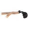 Bird Branch Perch Stand Training Interactive Prevent Slip Wooden Parrot Perch with Suction Cups for