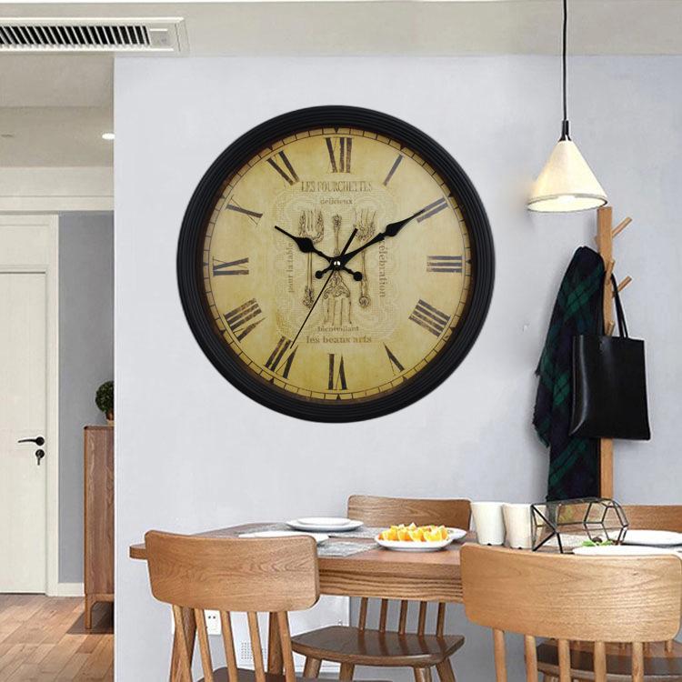 Wall Clock Home Living Room Background Quartz Clock Fashion Clock Silent Bedroom Wall Clock Decoration Wall Clock Alarm Clock