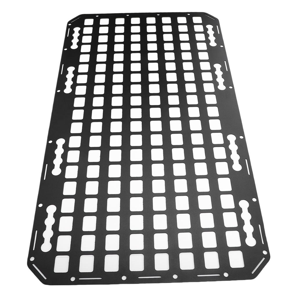 Truck Bed Molle Panel Aluminum 17x30x0.08in Side Truck Bed Molle Panel Rack System for Sedans SUVs Pickups Trucks RVs