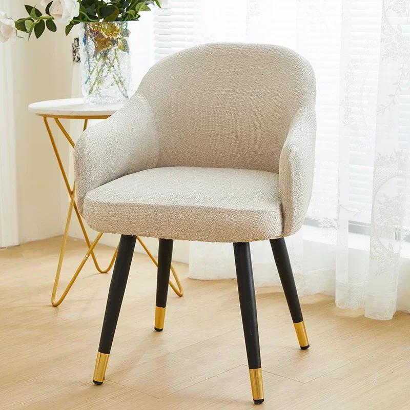 1/2/4/6pcs Chenille Fabric Chair Cover Elastic High Arm Chair Covers Seat Case Dining Room Armchair Protector for Office Wedding