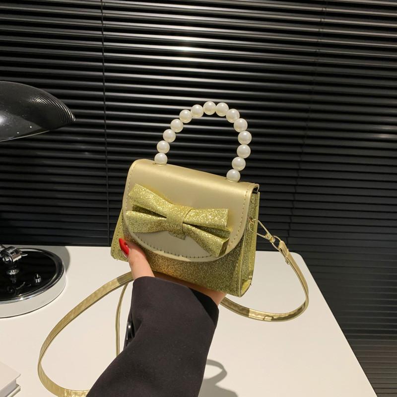 

Trendy Summer Small Square Handbag For Women Stylish Chain Crossbody Bag In Shiny Colors золотий