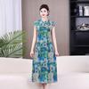 Summer Cheongsam for Middle-aged Moms (50-60) - Flattering Fit for a Subtle Belly Concealment