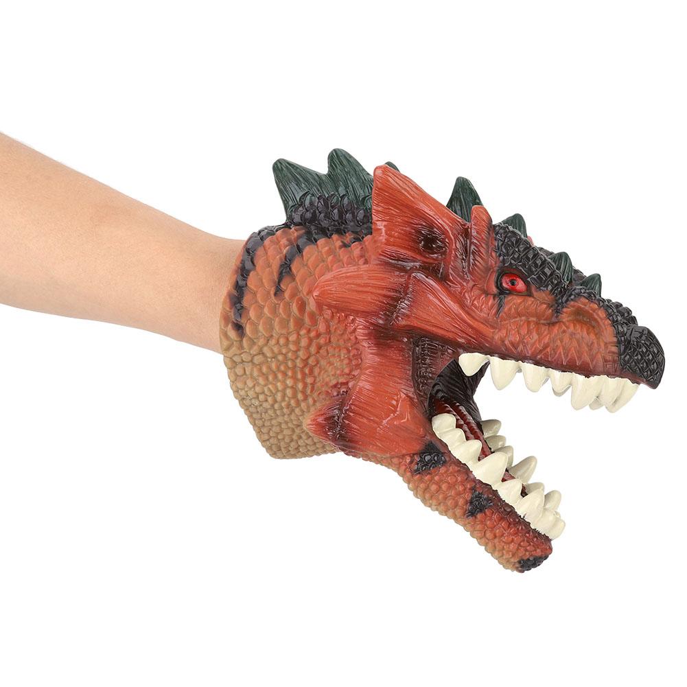 High Simulation Cartoon Dinosaur Hand Doll Puppet Gloves Telling Story ToyType A