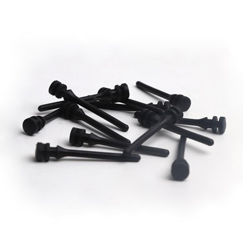 

20pcs/lot Silicone Screws Rubber Nail PC Case Hand Pulled Fan Mouting Fasten Pin Anti Noise Vibration Shock Absorb Plastic Nail 45mm чёрный