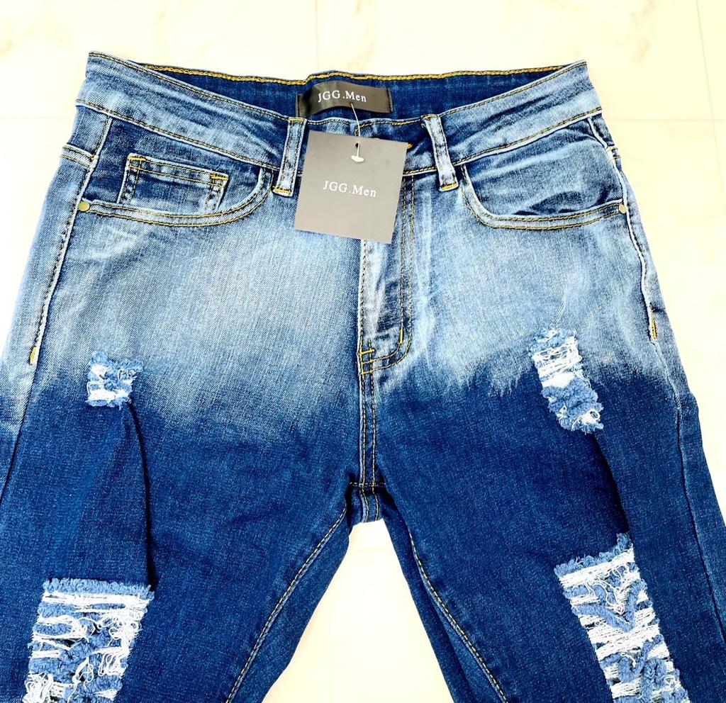 skinny distressed UK hip street sweat jogger super skinny patch JGG.Men's jeggings, pants, denim, drill, drill, sweat, hop, style, denim, pants,