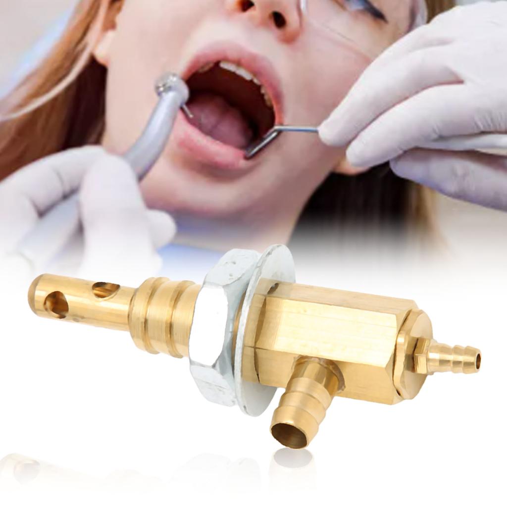 Dental Water Valve Weak Suction Good Passability Metal Water Pressure Regulator Accessories