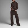 SKIMS High-Waisted Side Pocket Adjustable Drawstring Embroidered Logo Straight-Leg Casual Pants Women bottoms Espresso Dark-Brown PT-PNT-8015W-ESP