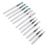 12 Pcs Water Brush Pen Set Large Capacity Refillable Watercolor Brush Pen for Painting Mixed White