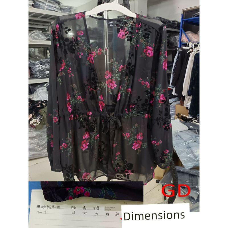 

Women s Clothing Fat Girl Export Exported to Europe and America Single Patchwork Lace Chiffon Cardigan Outerwear Shawl Sun Protection Shirt Summer Black 00