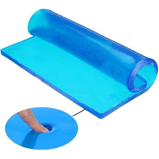 Motorcycle Seat Gel Pad Seat Cushion Shock Absorption Mats Reduce Fatigue Comfortable Soft Gel Pad Cool DIY Seat Pad Motorcycle Seat Foam Car Office