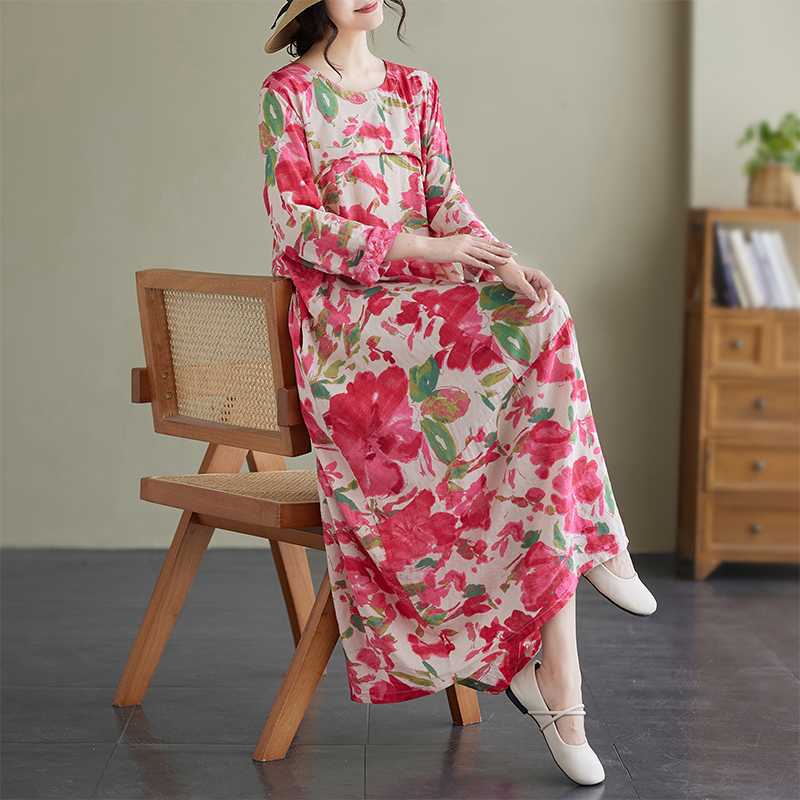 

Women s Embroidered Long Dress XL