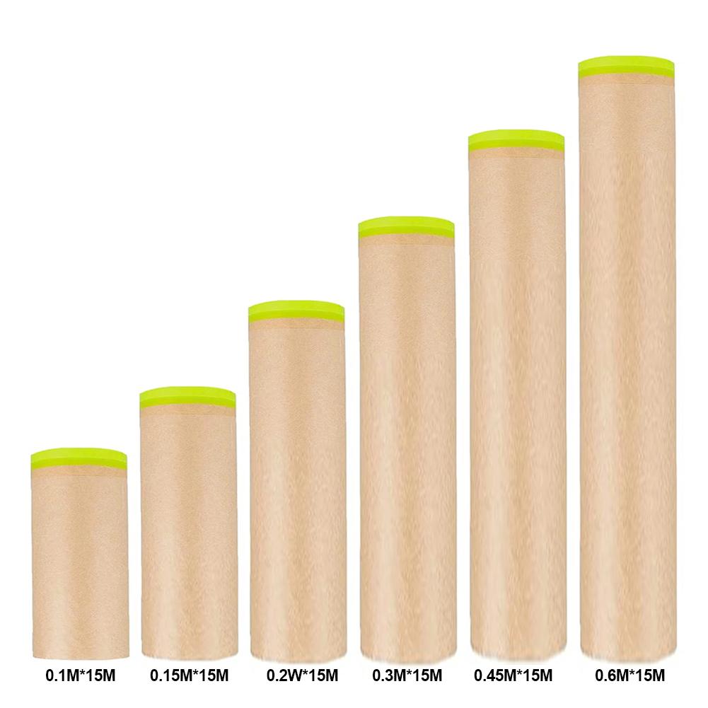 Spray Vopsea Auto Hârtie de Mascare cu Bandă Adezivă Tratament de Acoperire pentru Mascare Hârtie Protectoare Protector de Perete