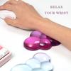 Ergonomic Cloud Silicone Gel Keyboard and Mouse Wrist Rest Set Clear Wrist Rest for Keyboard 60%/68%/75%
