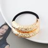 Sale  Metal Irregular Double-Layer Hair Bands Rope Women Headband Elastic Hairband Ponytail Holder Hair Accessories