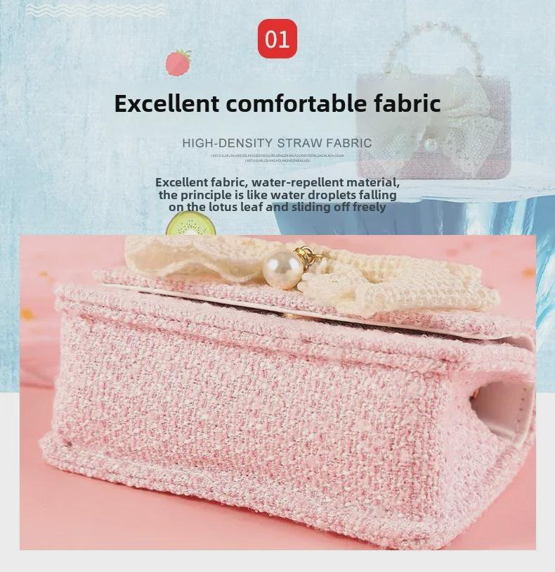 Winter Pearl Bow Princess Handbag: Cute, Versatile Crossbody Coin Purse
