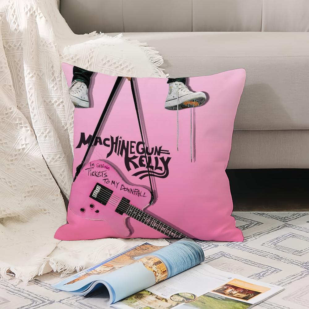 Singer M-Machine Gun K-Kelly Pillow Case Office Cushions Suitable For Sofa Car Decorative Cushion Cover