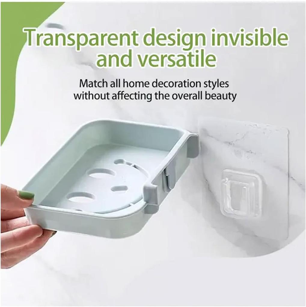 50PCS Double-Sided Adhesive Wall Hooks Utility Hooks Self Adhesive Wall Hooks for Hanging Reusable Hooks for Bathroom Kitchen