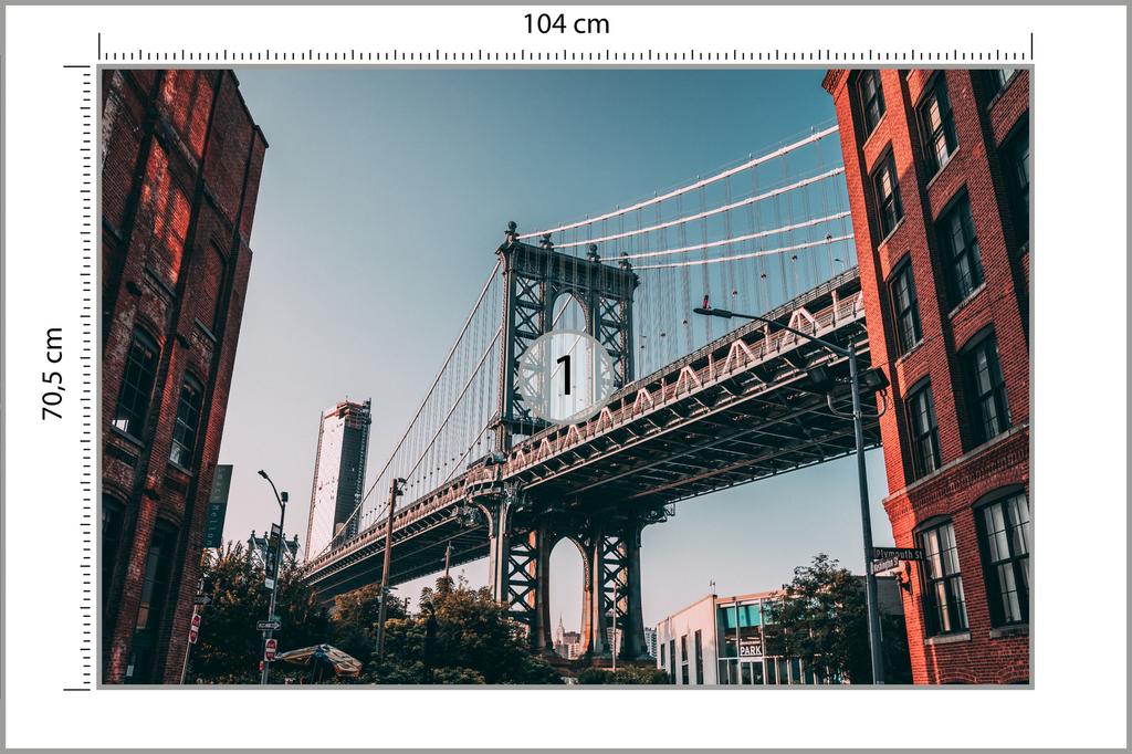 Photomural Bridge Washable Fleece 104x70.5