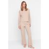 Svart strikket pyjamassett med ledning Thmaw21pt0009
