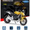 Model de motocicletă din aliaj Welly HONDA Hornet la scară 1/18 Modele de vehicule de jucărie din metal Model de motocicletă Colectie de simulare înaltă Cadouri pentru copii