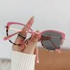New Cat Eye Frame Blue Light Blocking Glasses Women Men Fashion Metal Optical Spectacles Eyewear Eyeglasses Computer Goggles