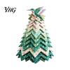 Home Decor Sewing Crafts Bird Christmas Tree Patchwork Kit, DIY Quilted Fabric Craft Unique Gift for Crafters Floral Handmade Centerpiece Holiday