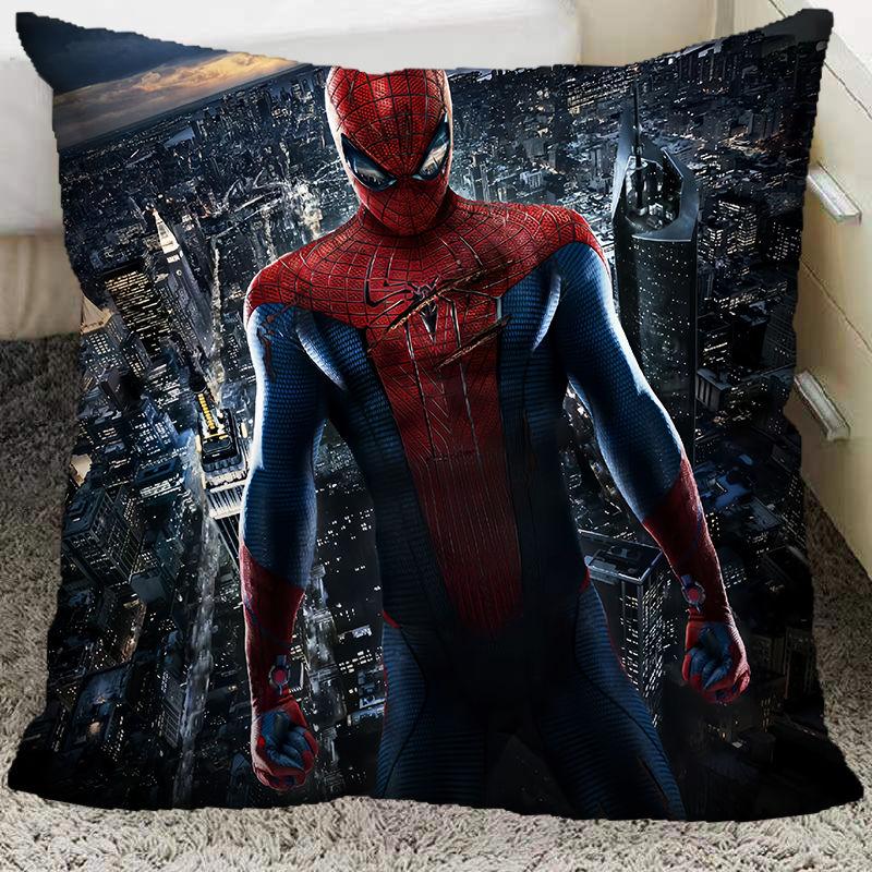 Spiderman Avengers Movie Peripheral Pillow Double-Sided Bedside Pillow Cushion