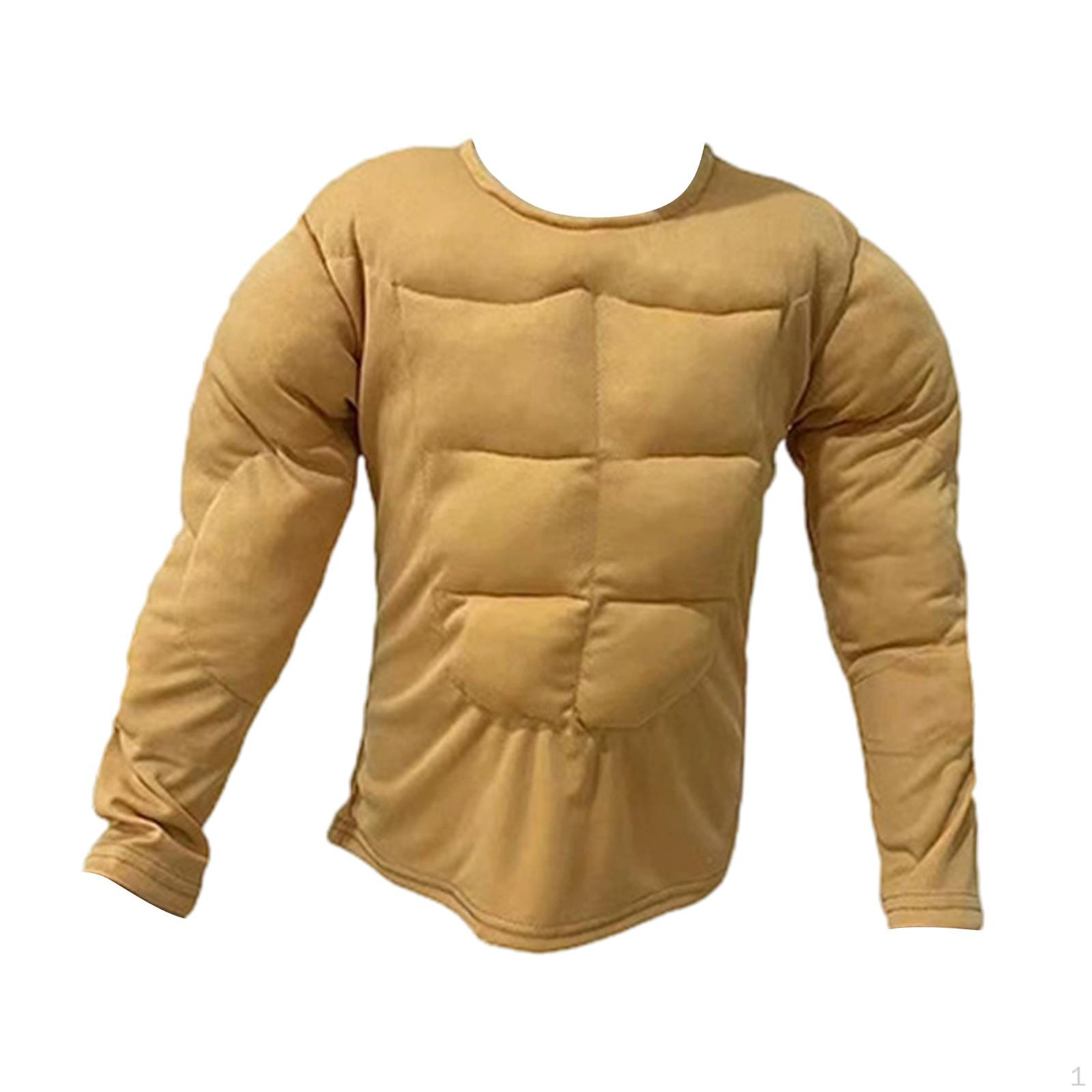 

Men Muscle Shirt Costume Casual Funny Adult Costumes for Role Playing Carnival