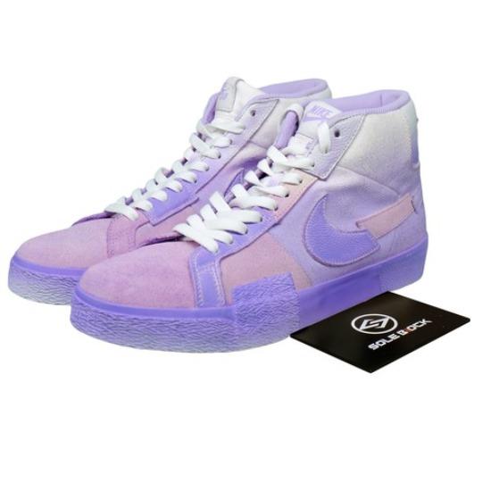 

Nike Zoom Blazer Mid Premium SB Lilac DR9087-555 EU 41 бузковий