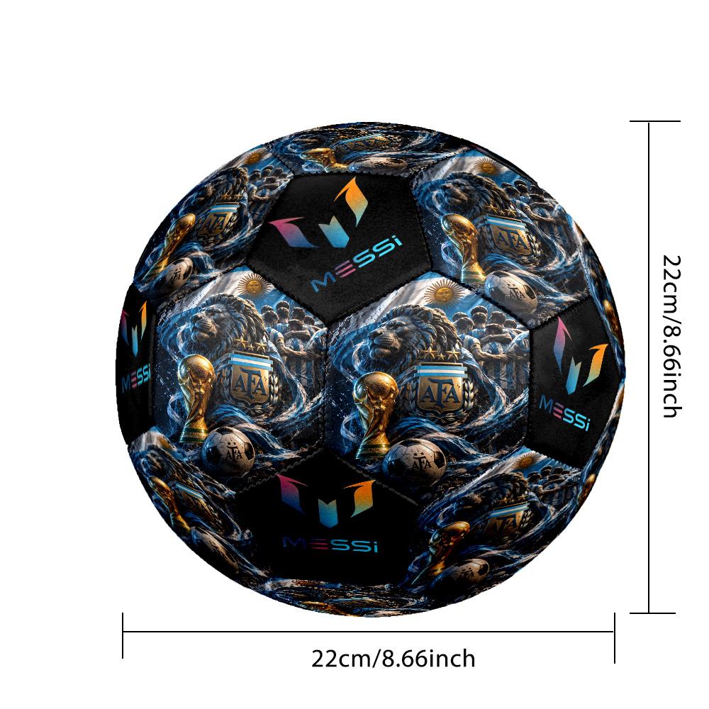 Messi 10 Number Beautiful Game Size 5 Soccer Football Machinestitched Indooroutdoor Universal Football Unique Gift For Soccer Lovers