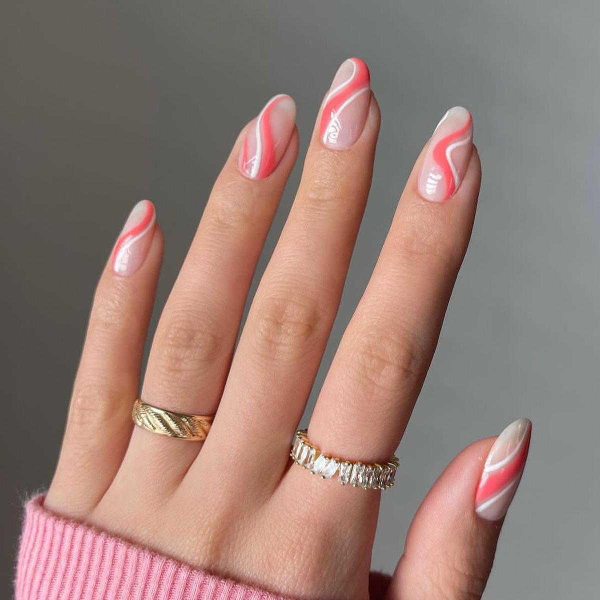 

Minimalist French False Nails - Wearable Nail Art Stickers
