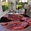 Chainsaw Man Round Area Rug Carpet Rug For Living Room Bedroom Sofa Playroom Decor Nonslip Floor Mat