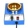 300W 100mm 1200g Soldering Pot Stainless Steel Solder Pot Compact Temperature   Solder Bath for Welding and Soldering