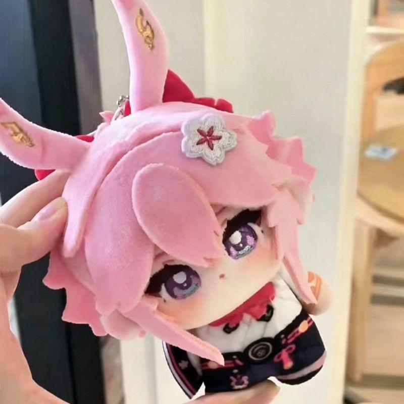 10cm Plüsch Honkai Star Rail Evanescia Plüschtiere Evanescia Plüschpuppen Rucksack Dekorative Anhänger Schlüsselanhänger Weihnachtsgeschenk