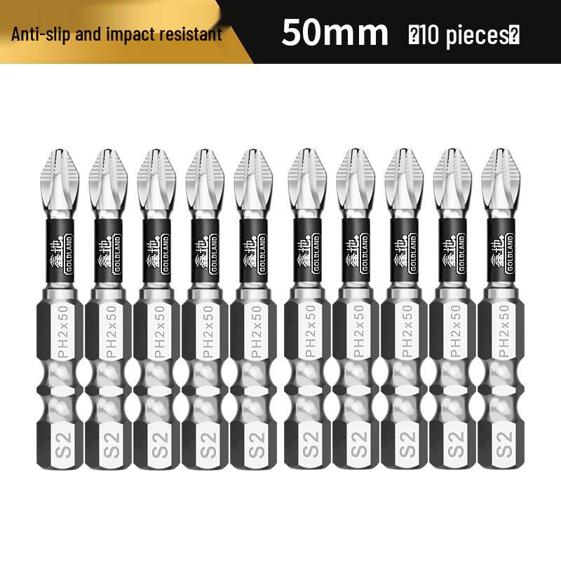 Magnetic Anti-Slip Phillips Head Electric Screwdriver Set - High Hardness, Extended Hex Socket Bits