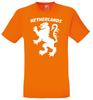 Dospělí Lvík Nizozemské republiky Symbol vlajky Nizozemska Unisex Oranžové tričko