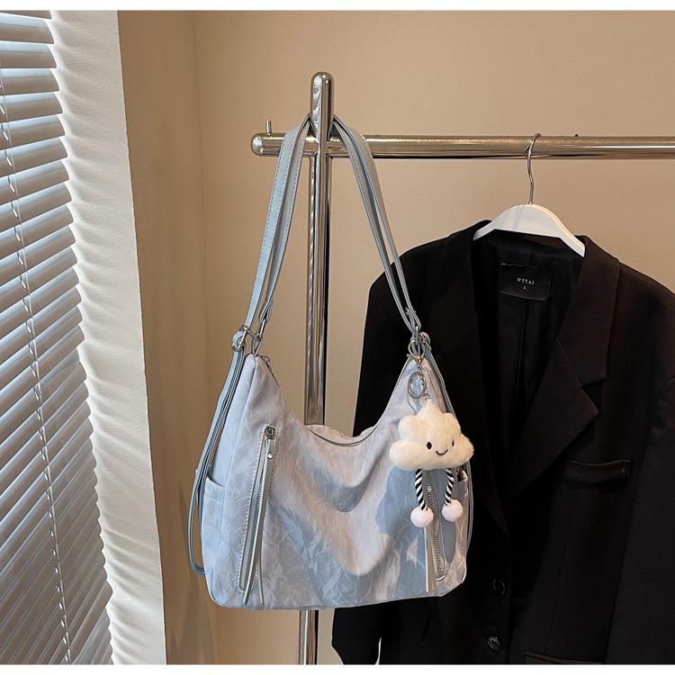 

Повседневная мягкая сумка большой вместимости женская 2025 новая дорожный рюкзак модная сумка-мессенджер для поездок