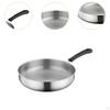 Camping Frying Pan Deep Fry Non Stick Stainless Steel Skillet for Fishing RV
