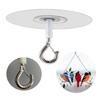 Pack Of 4 Transparent Hooks Adhesive Mounting For Bird Feeders Outdoor Decoration Removable Ceiling Hooks Plant Hanger