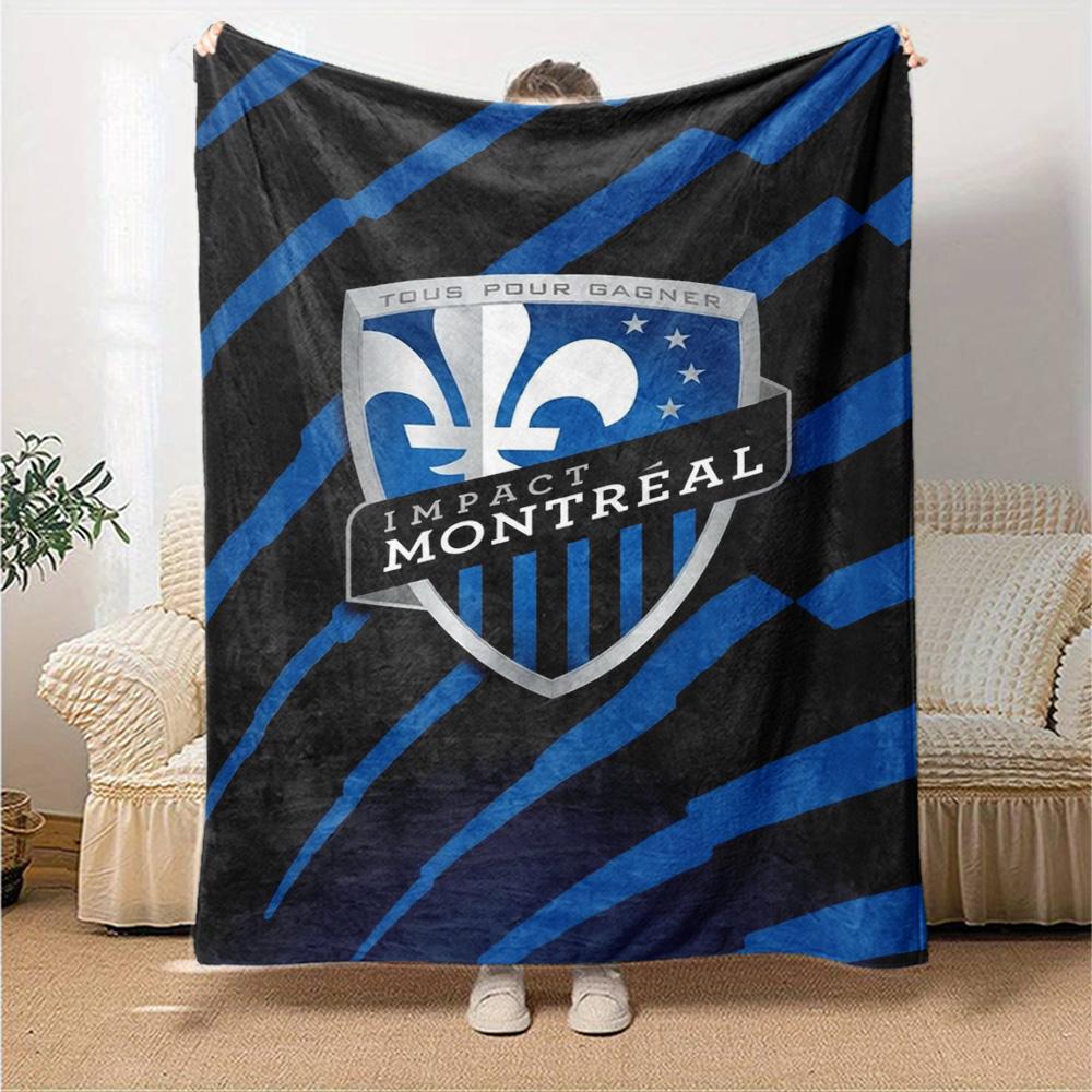 CF Montréal Druck Flanelldecke Hohe Qualität Warm Bequem Decke für Alle Jahreszeiten Perfekt für Geschenke Heimdekoration