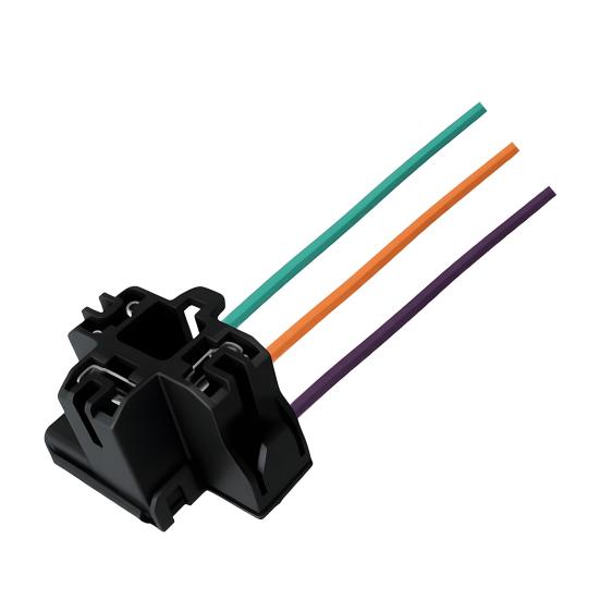 H4 Bulb Socket Wiring Harness Extension Kit Female Lamp Holder Cable for Most Trucks SUVs Headlights Fog Lamp