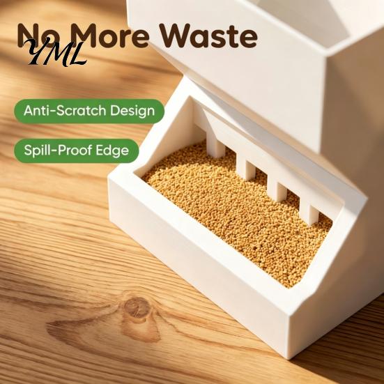 Hanging Cage Feeder Automatic Quail for Cage, Large Capacity Wall Mount Anti Spill Food Dispenser Chick Brooding House Chicks And Small Birds,
