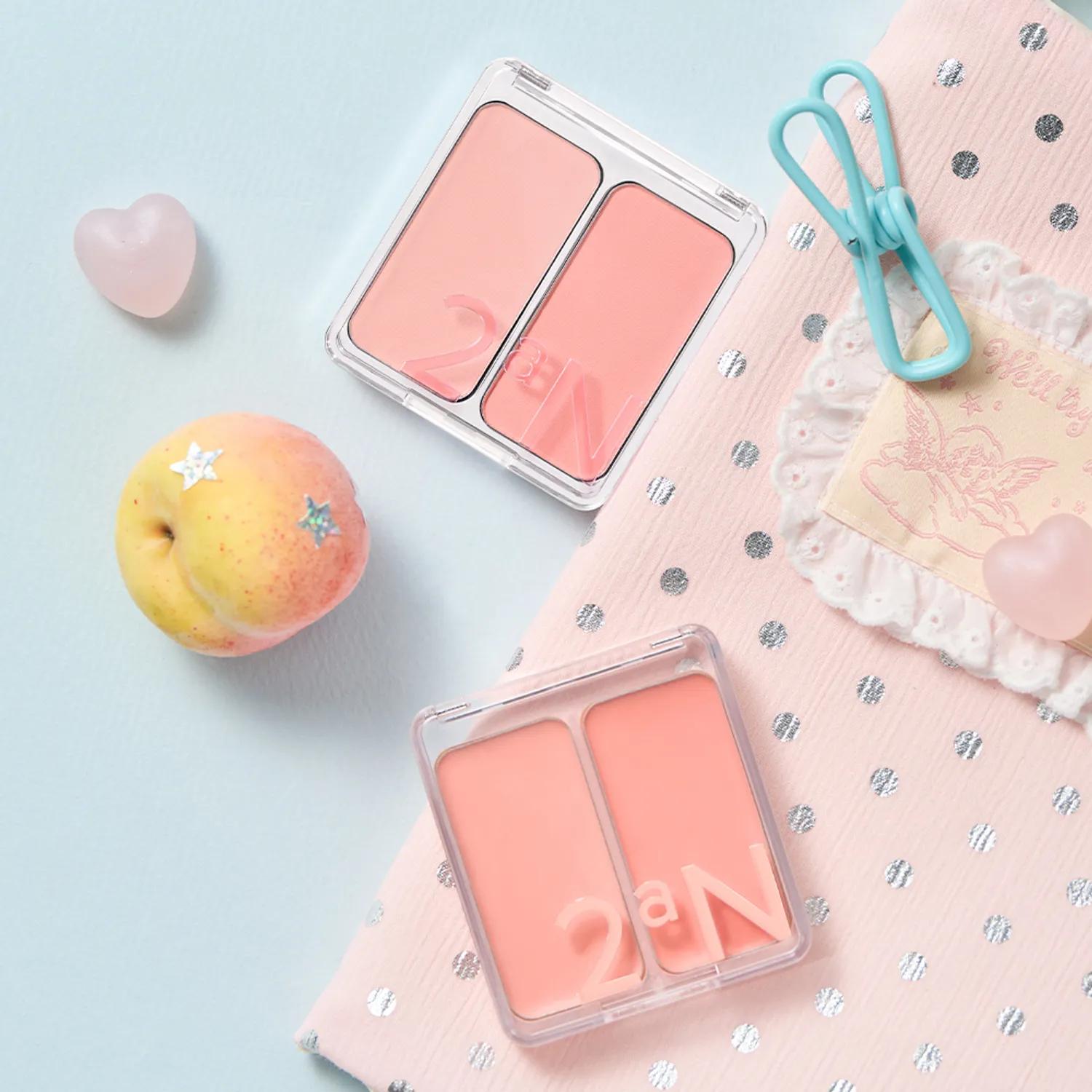 2aN Dual Cheek (22 Colors) [Bloomingtale] 19 Creamy Rosy