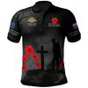 Anzac Day Men's Polo Shirt - Short Sleeve Lapel Golf Tee 2025