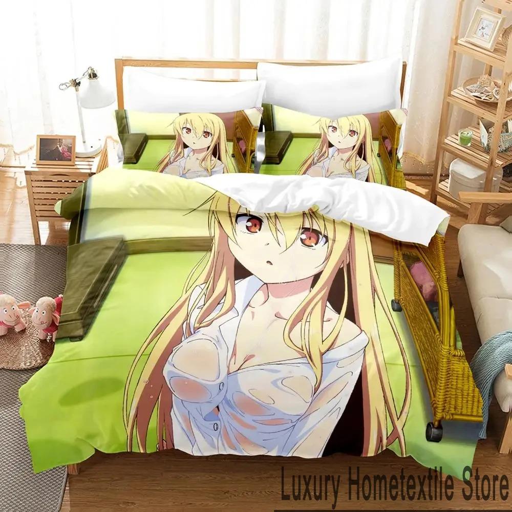 Anime The Pet Girl of Sakurasou Mashiro Shiina Bedding Set Boys Girls Twin Queen King Size Duvet Cover Pillowcase Bed boys Adult