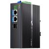 Huigu Industrial POE Fiber Optic Transceiver Switch HG800 Series