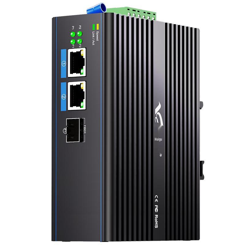 Huigu Industrial POE Fiber Optic Transceiver Switch HG800 Series