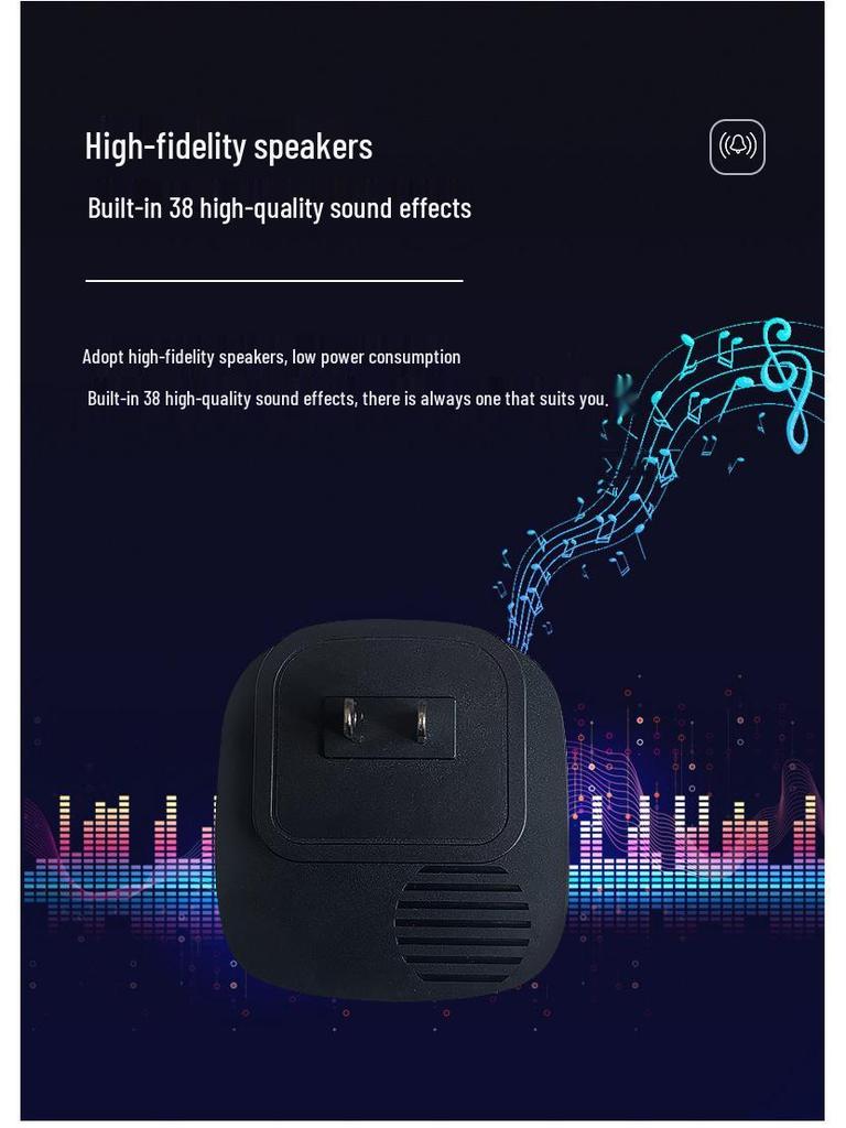 Wireless Waterproof Infrared Sensor Doorbell with Elderly Pager and FCC-ID Certified Home Driveway Alarm