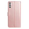 For Samsung Galaxy A16 5G/A16 4G Wallet Case Rose Pattern Imprinted Leather Flip Stand Phone Cover